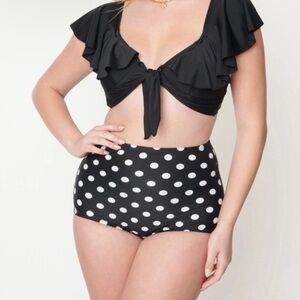 Unique Vintage high waisted bikini bottoms